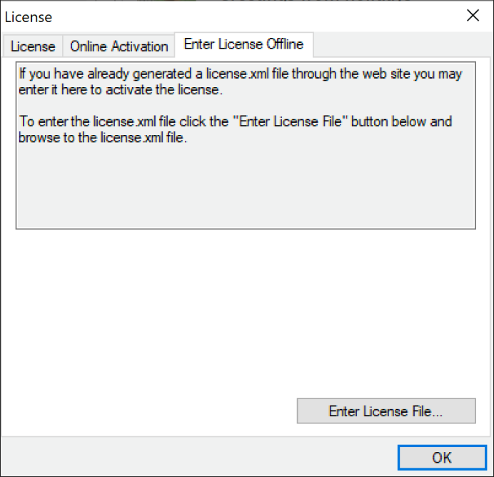 Offline activation