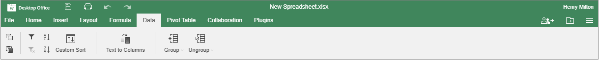 Collaboration tab