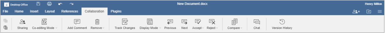 Collaboration tab