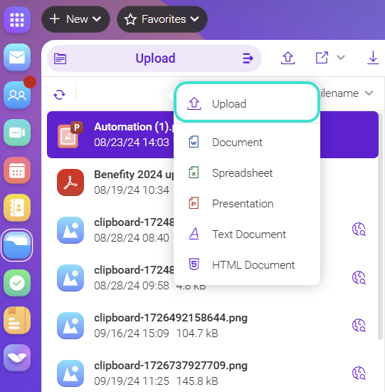 How to create a new document